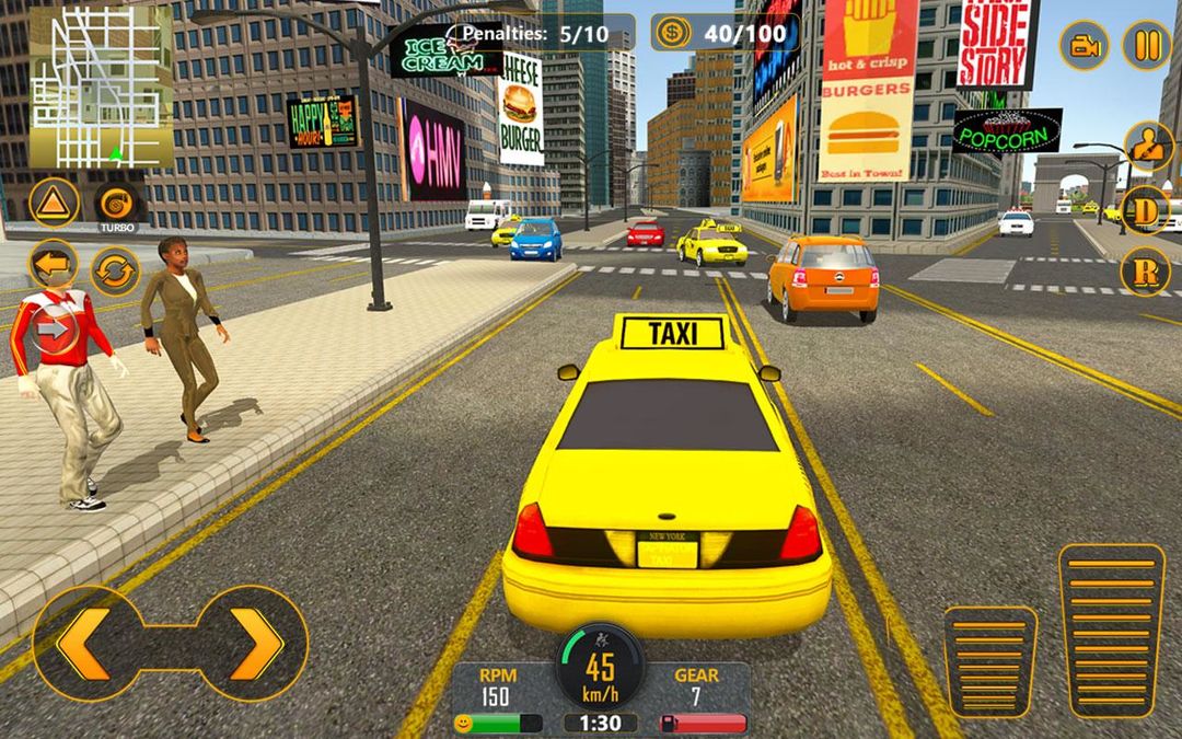 Township Taxi Game 게임 스크린 샷