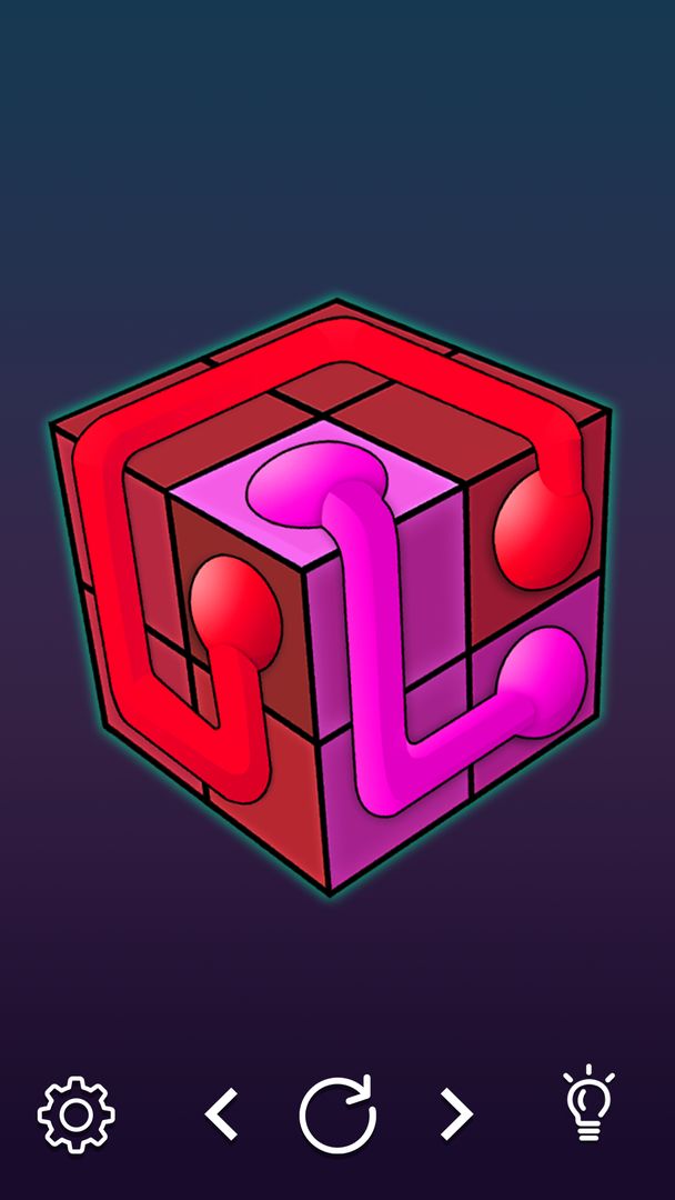 Cube connect 게임 스크린 샷