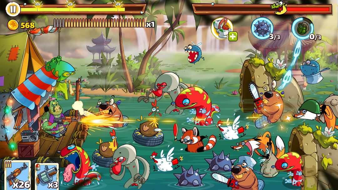 Screenshot of Swamp Attack 2