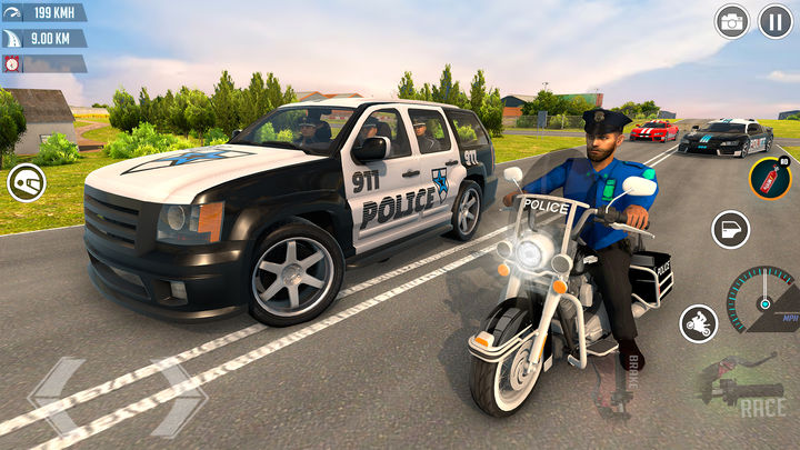 Us Police Bike Cop Sim 3d Game Game Screenshot