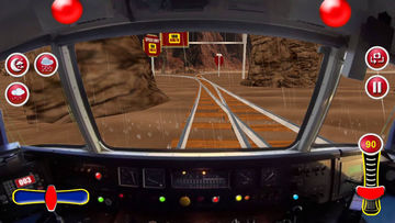 Subway Super Train Drive 3D Pro Game Screenshot