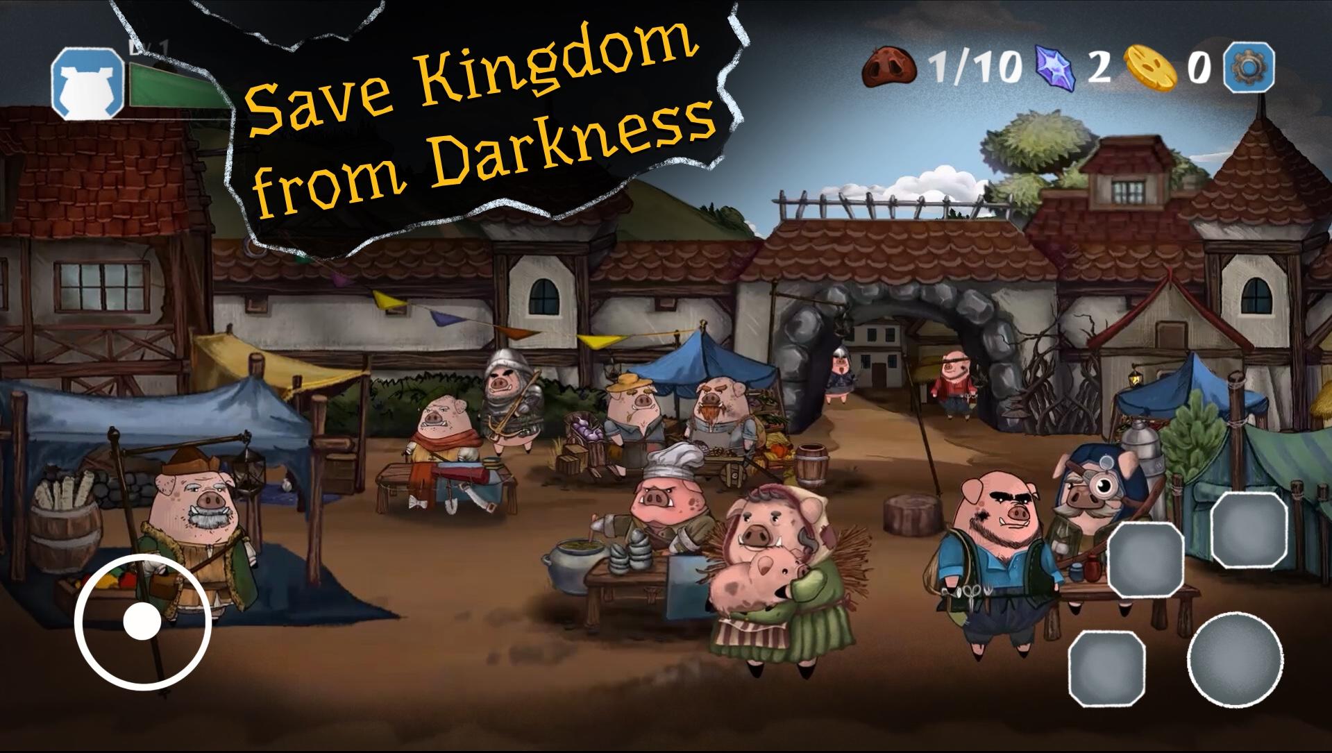 Pigs Wars: Vampire Blood Moon Game Screenshot