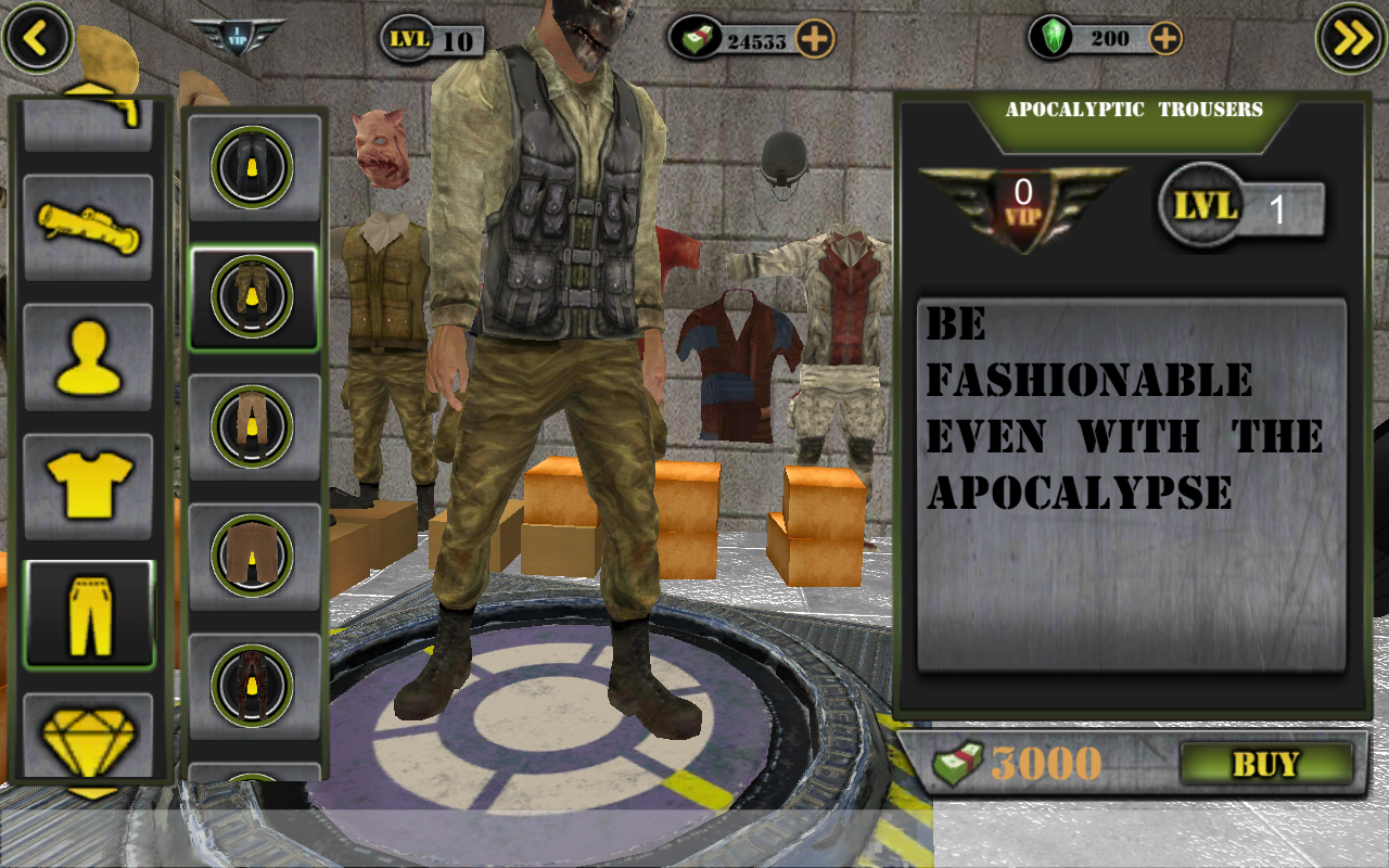 Zombie City Rush Game Screenshot