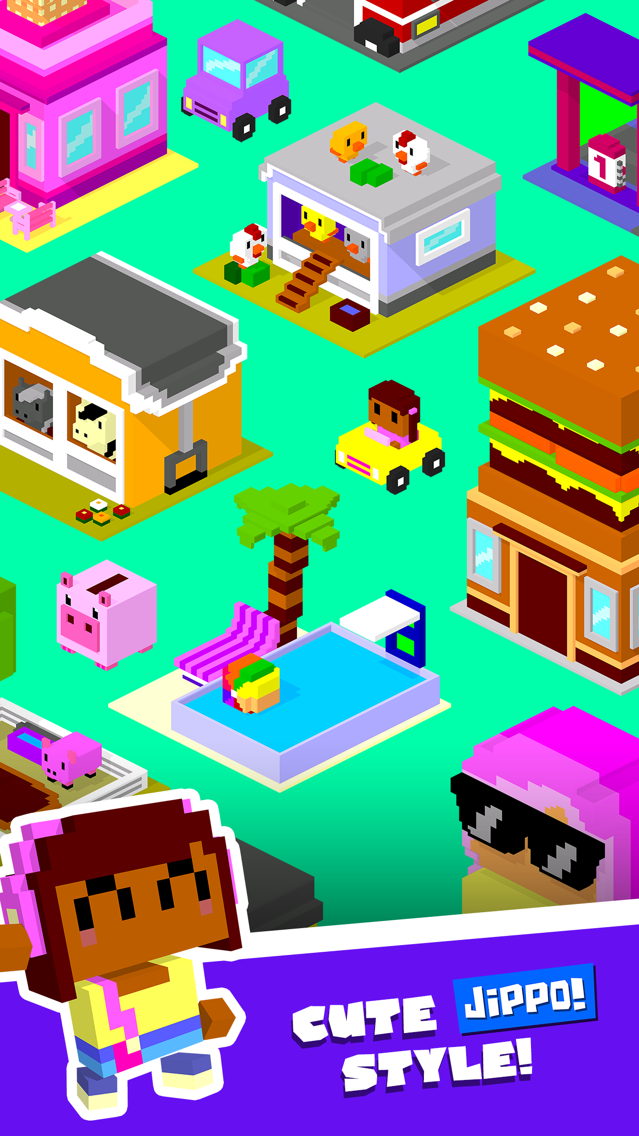 JiPPO Street – Match Dice, Build a City 🎲🏗️ Game Screenshot