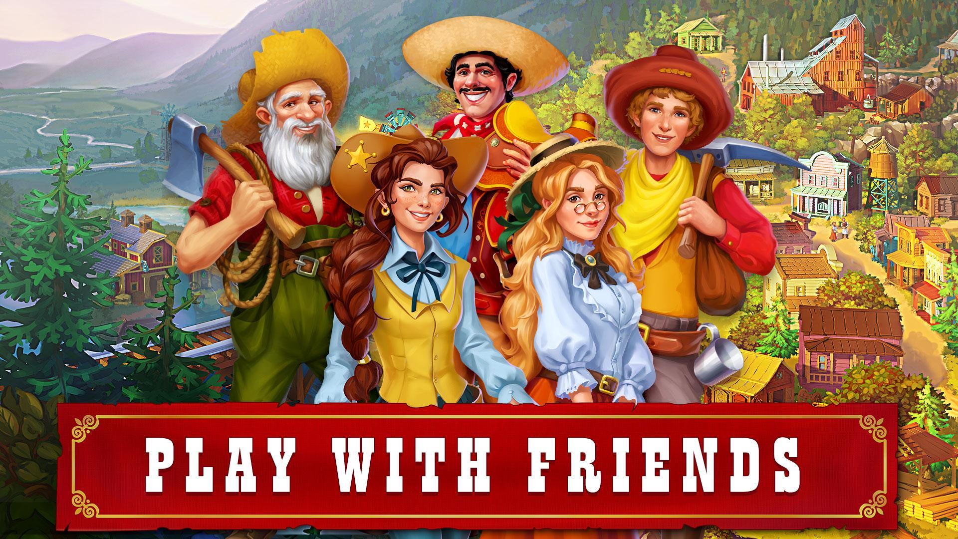 Jewels of the Wild West: Match gems & restore town ภาพหน้าจอเกม