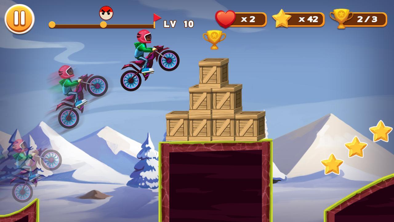 Cuplikan Layar Game Stunt Moto Racing