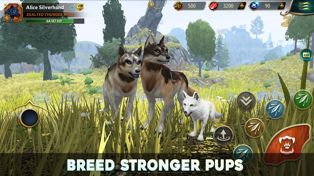 Screenshot of Wolf Tales - Wild Animal Sim