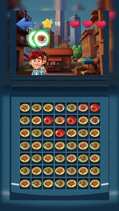 Foods & Cooks App Game Screenshot