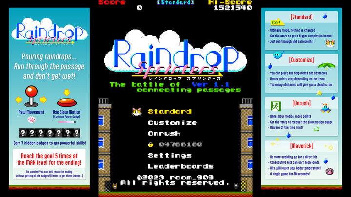 Screenshot 1 of Raindrop Sprinters 