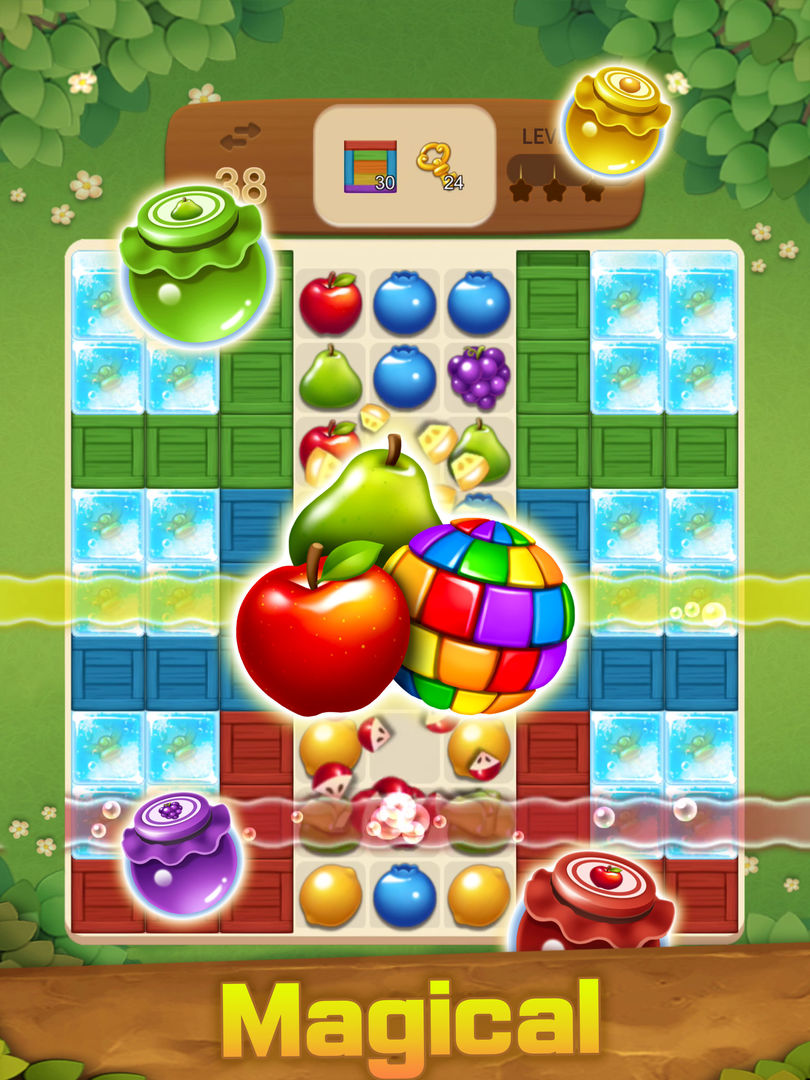 Screenshot of Fruits Magic Sweet Garden
