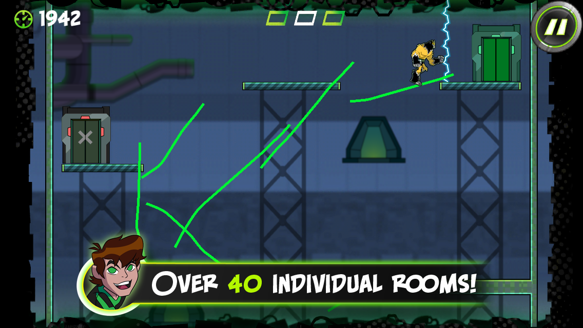 Ben 10 Cavern Run Game Screenshot