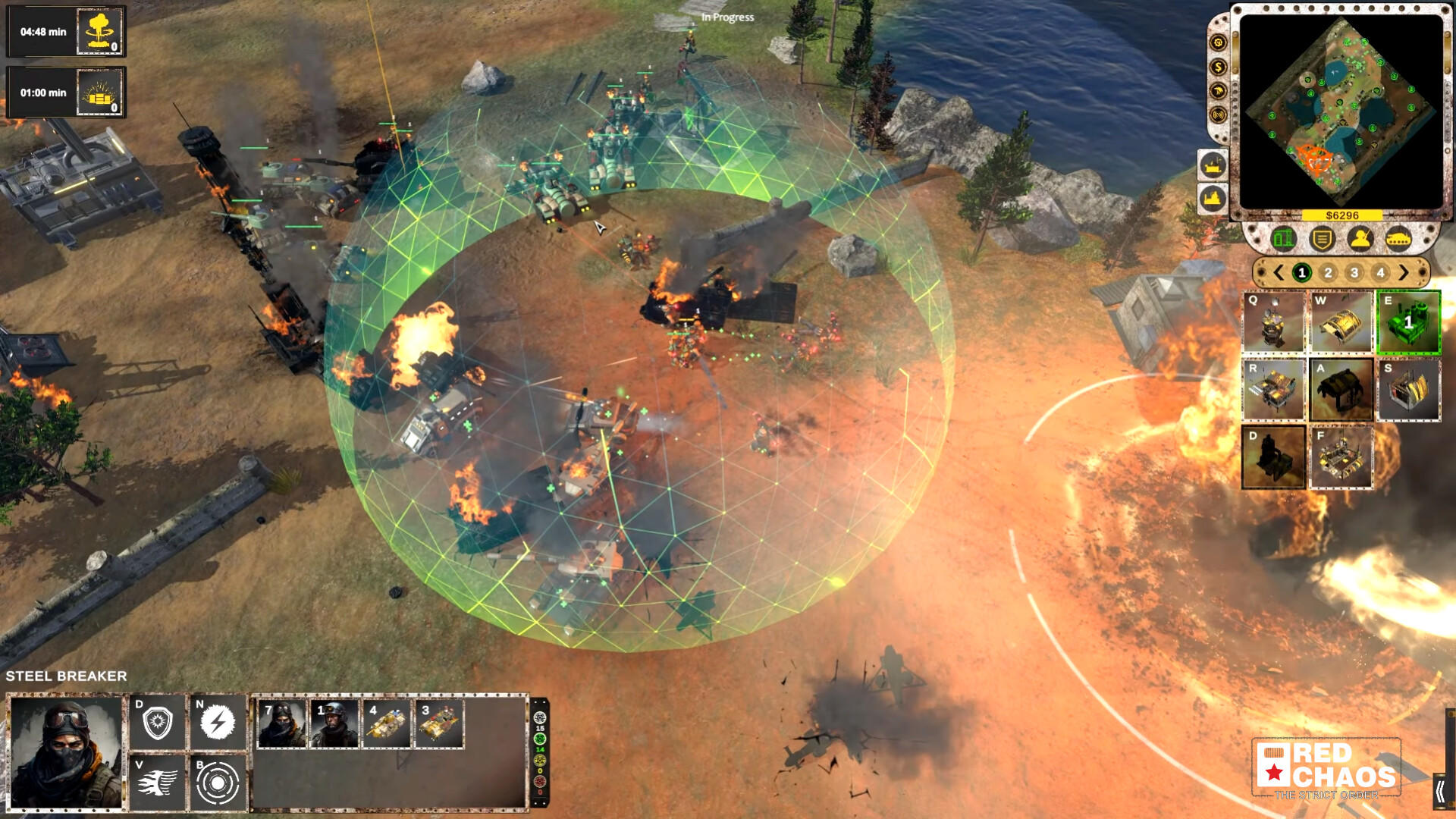 Red Chaos - The Strict Order Game Screenshot