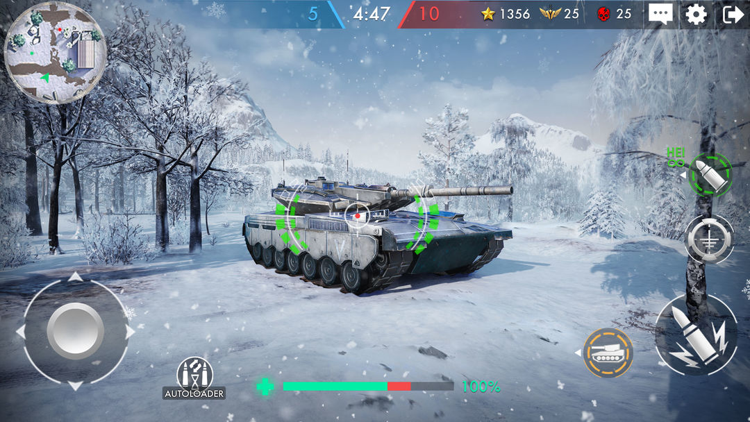 Screenshot of Tank Warfare: PvP Battle Game