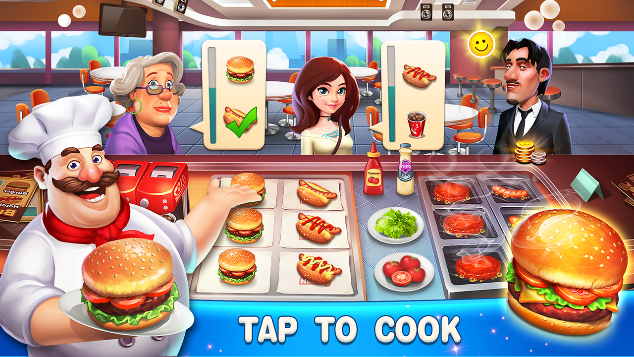 Happy Cooking: 2024 Chef Fever Game Screenshot