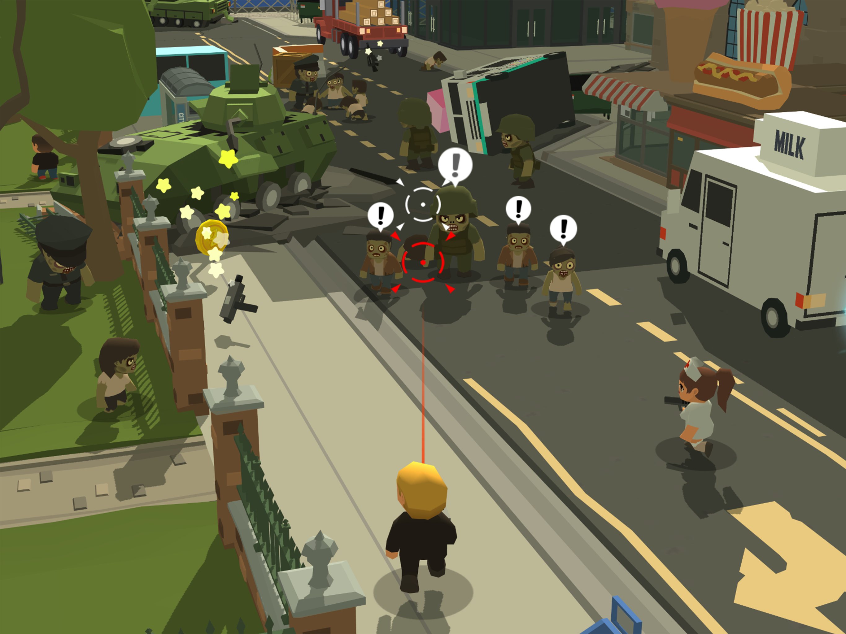 Captura de Tela do Jogo 尸城吃鸡 (Zombie Ground)