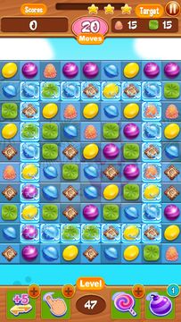 Cuplikan Layar Game Candy Garden 2:Match 3 Puzzle