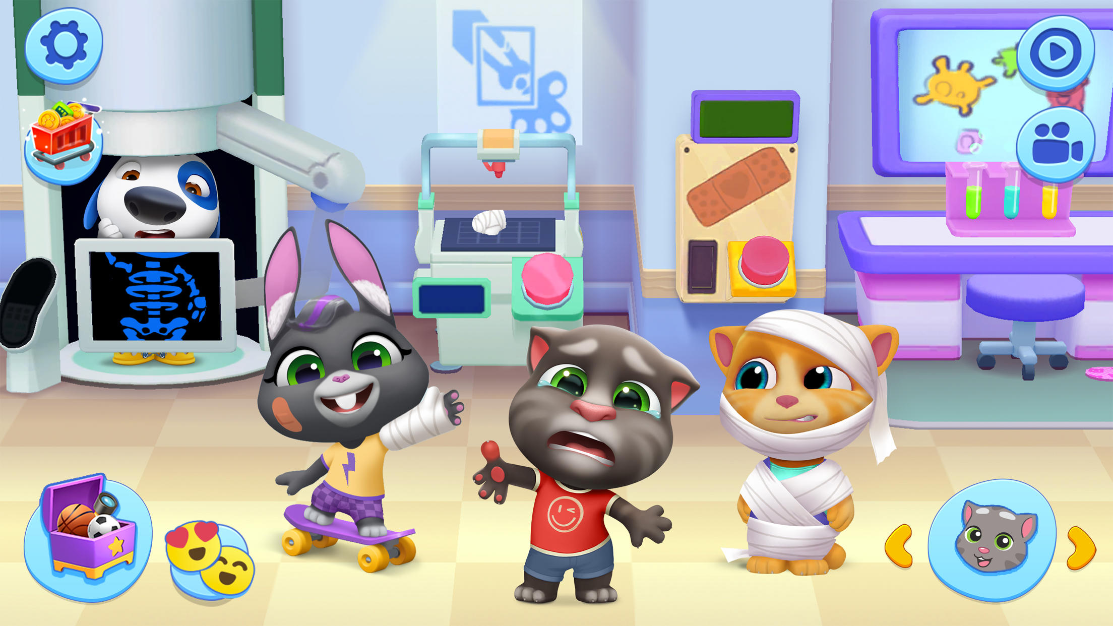 Скриншот игры 汤姆猫总动员－你的朋友们都在这！