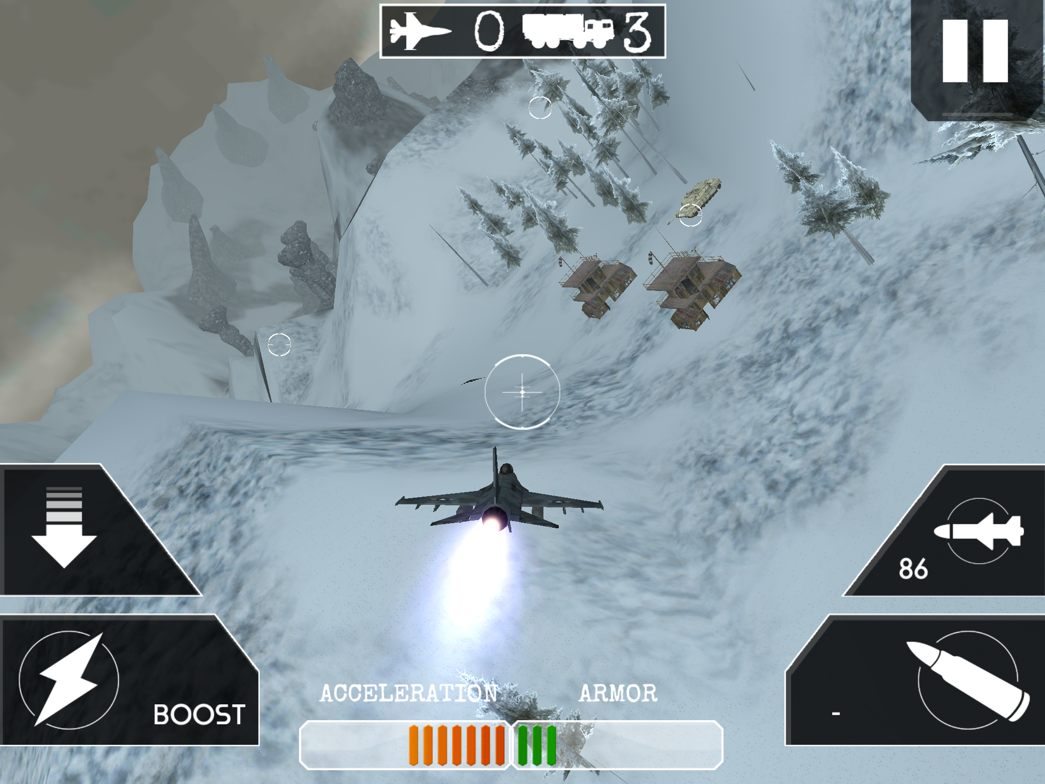 Cuplikan Layar Game Airplane Flight Battle 3D