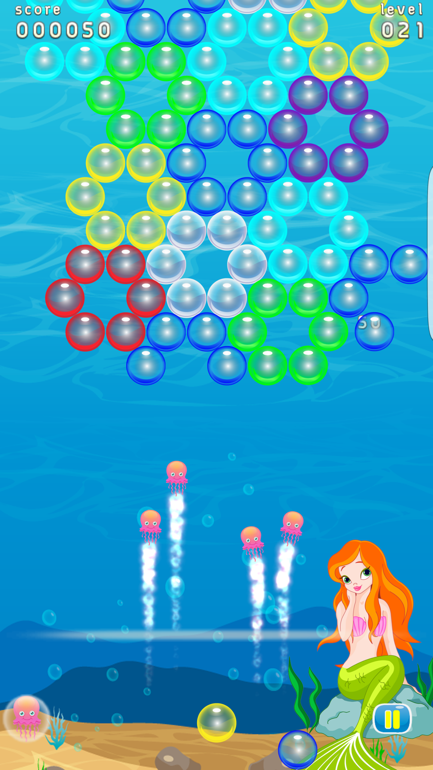 Cuplikan Layar Game Bubble Shooter - Mermaids