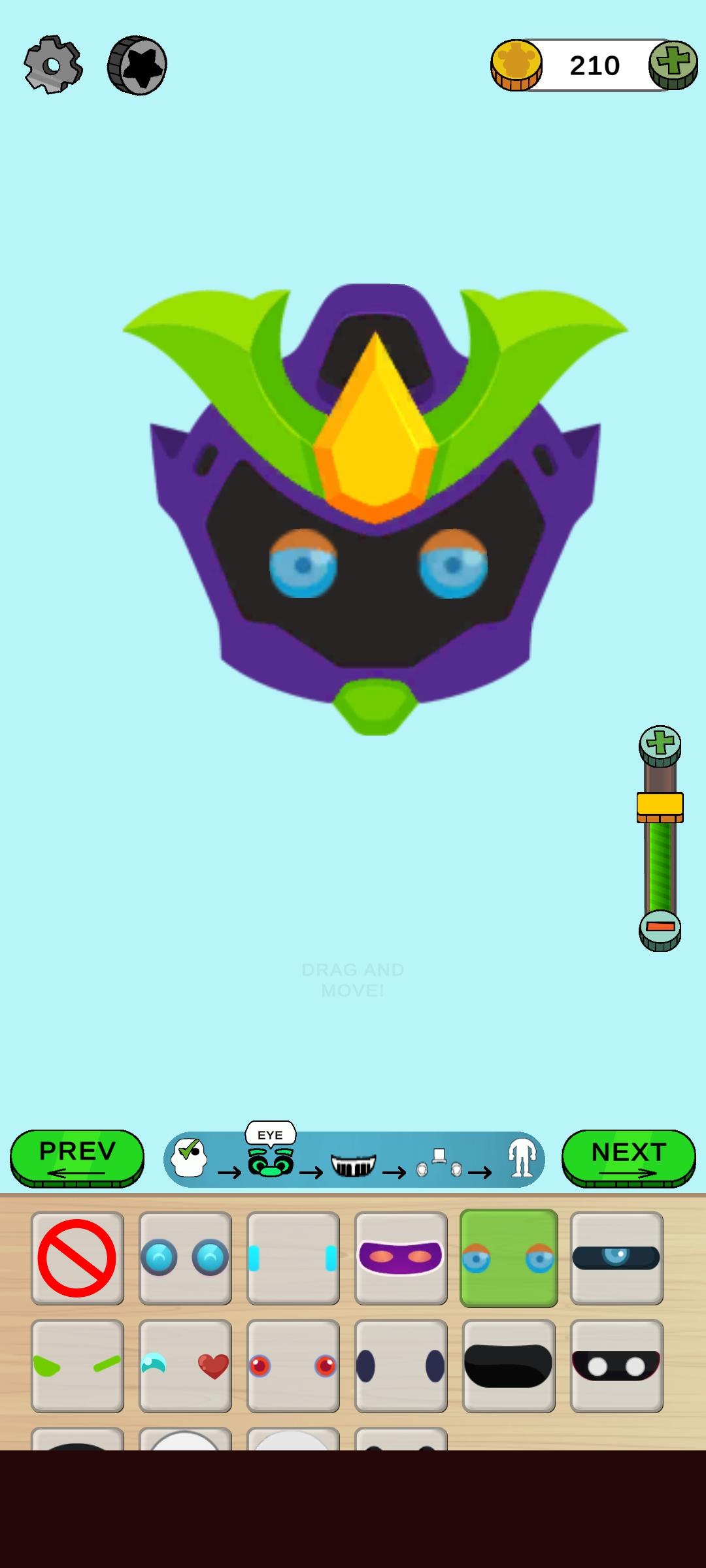 Screenshot of Mix Dancer Robots: Mix Makover