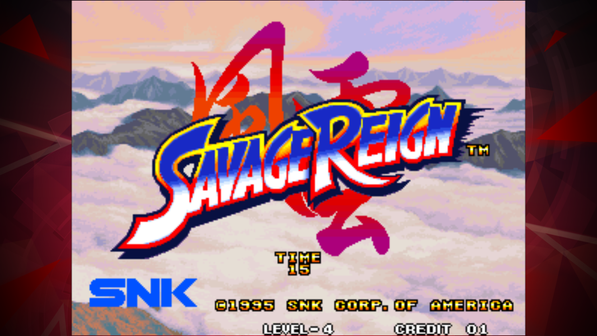 SAVAGE REIGN ACA NEOGEO Game Screenshot