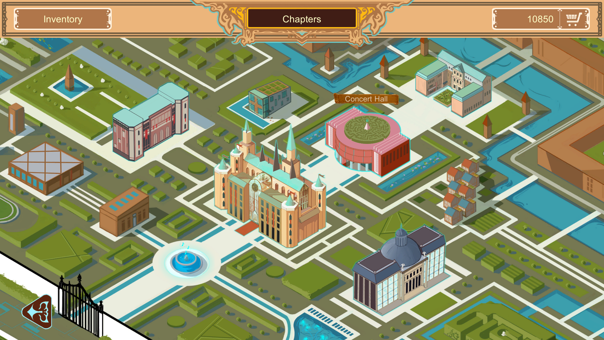Concerto on White Game Screenshot