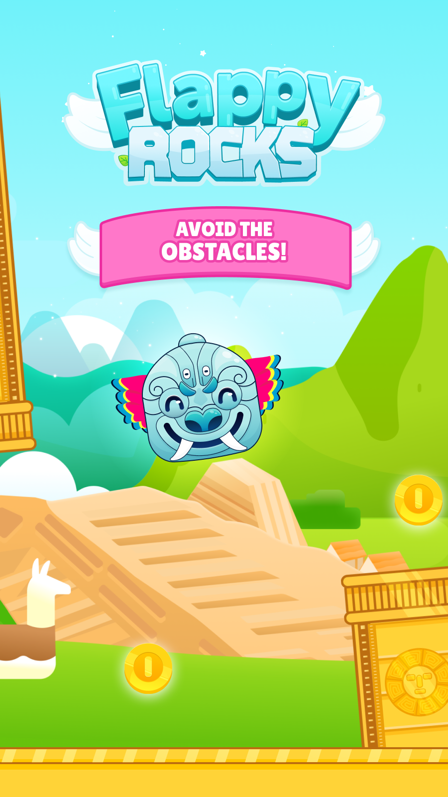 Flappy Rocks Game Screenshot