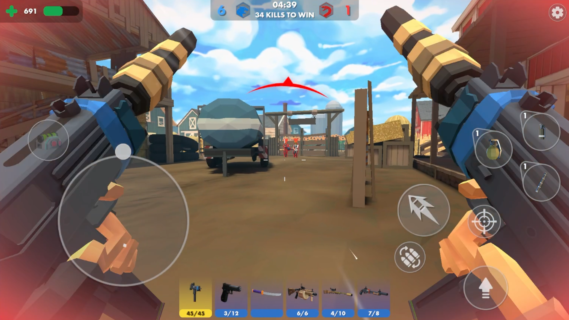 Polygon Arena: Online Shooter 게임 스크린 샷