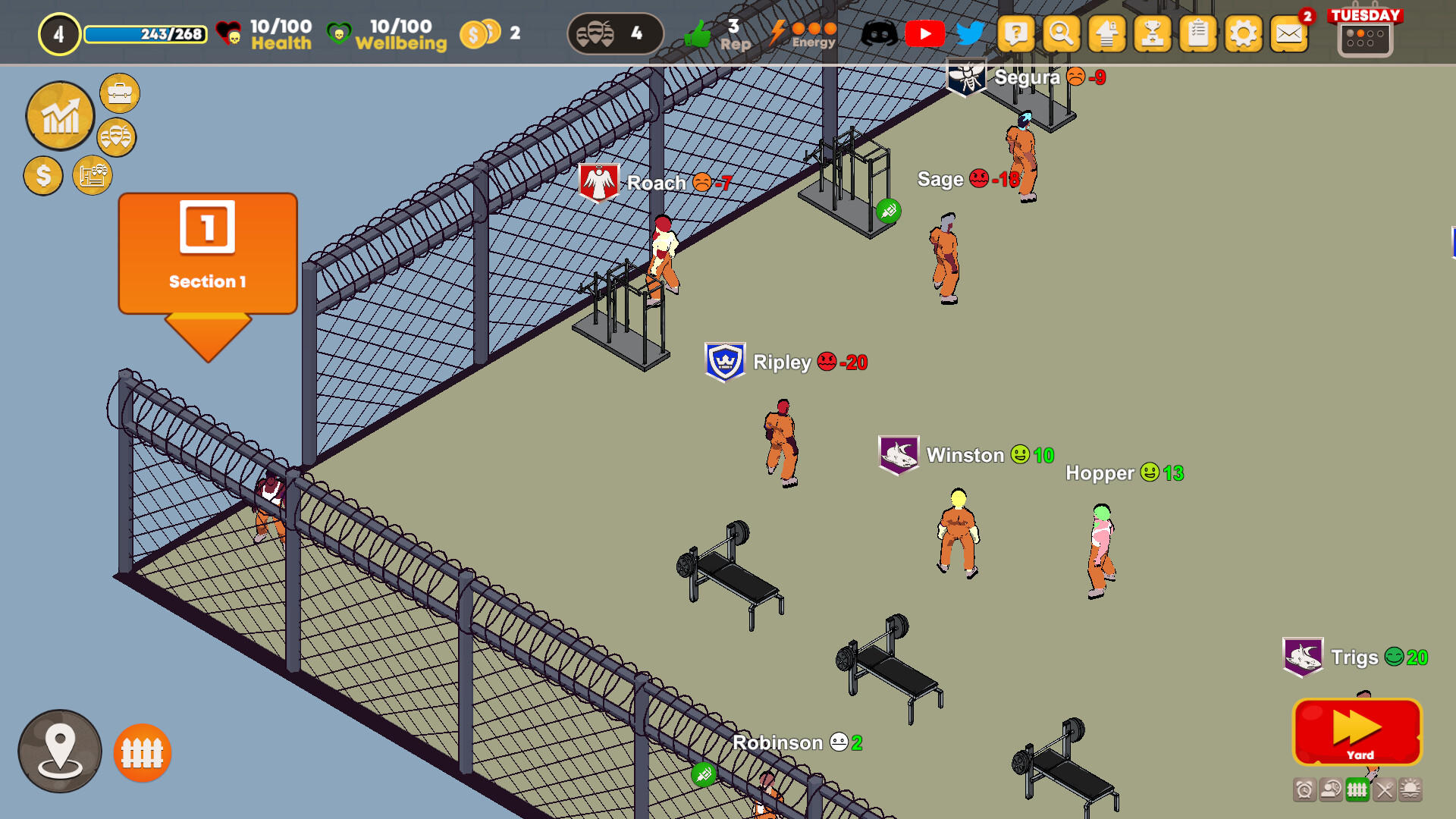 Prison Gang Wars遊戲截圖