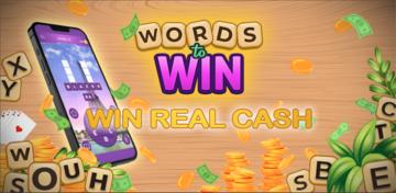 Banner of Words to Win: Real Money Games 