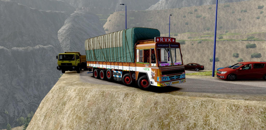 Banner of Indian Truck Game 3D Driving 