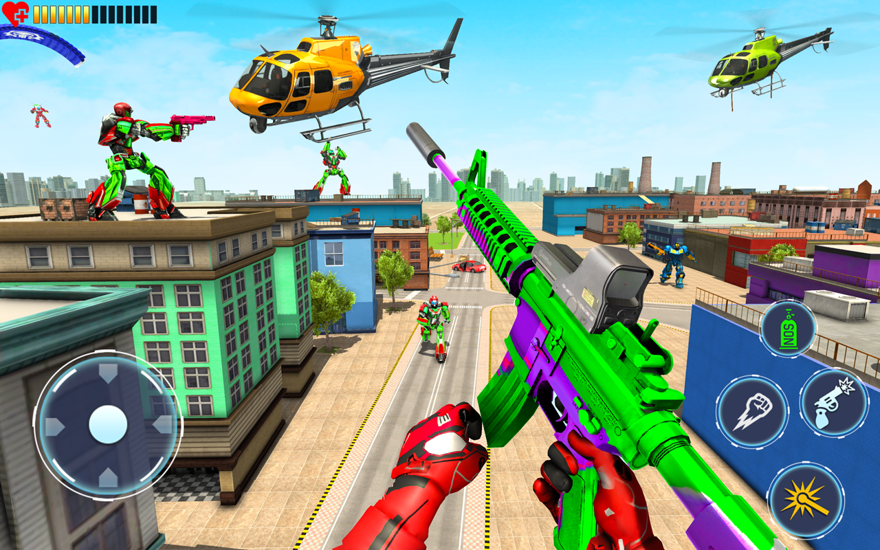 Screenshot 1 of Контртеррористическая игра роботов - Fps Shooting Games 1.8