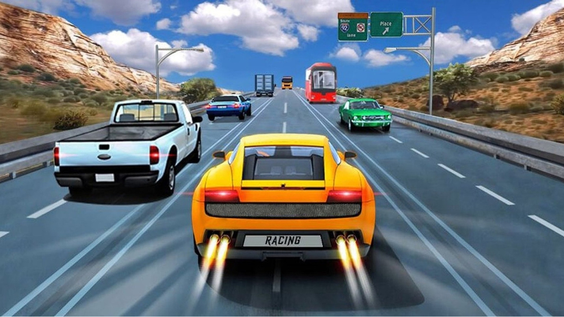 Crazy Highway CarX Racer Game Game Screenshot