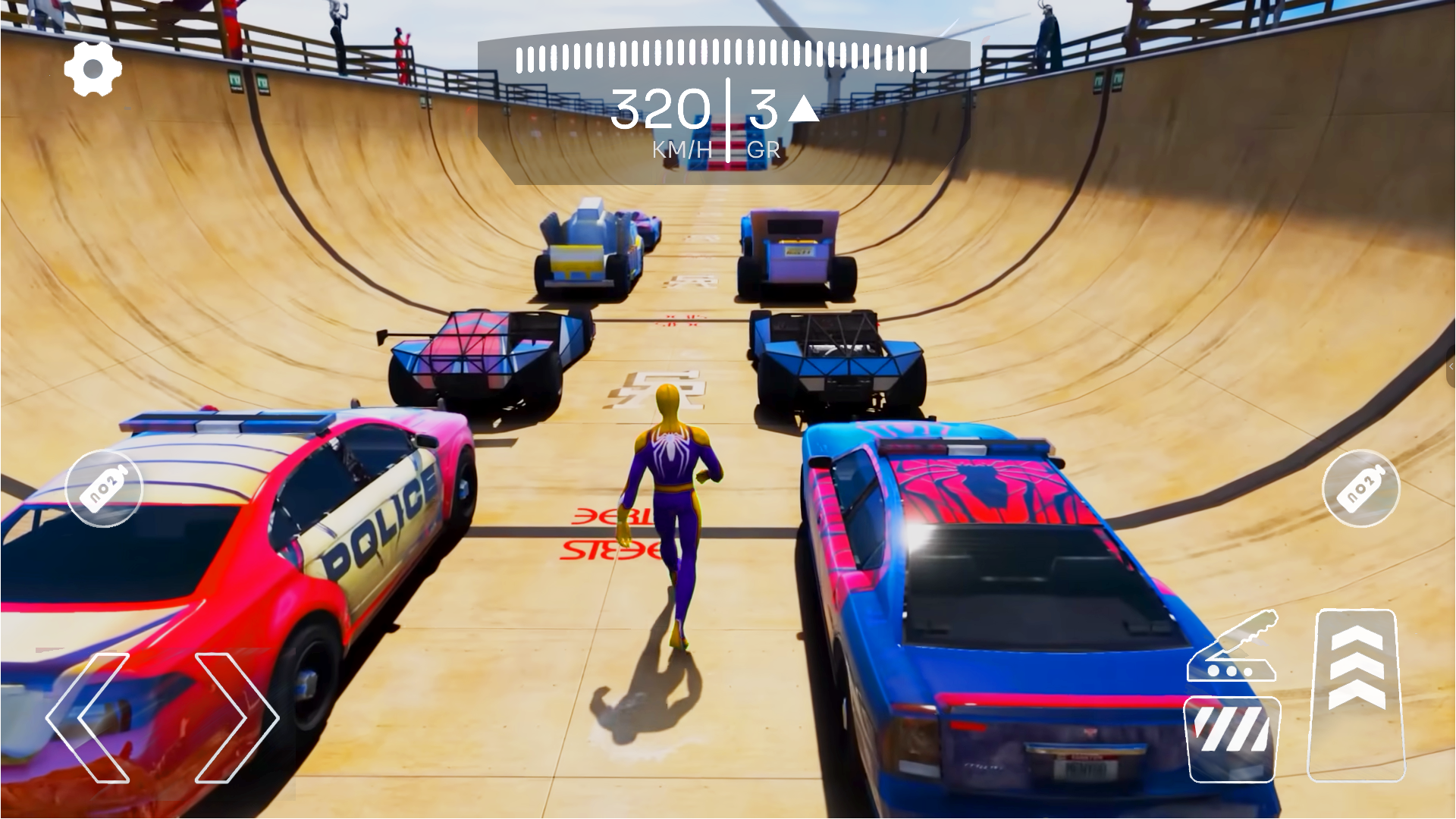 Mega Ramp Car: Ultimate Racing ゲームのスクリーンショット