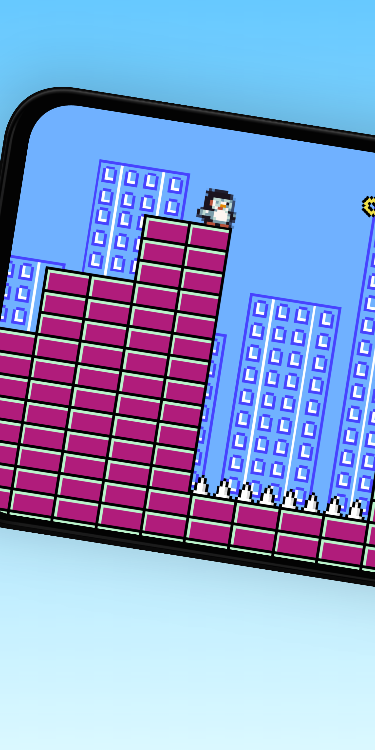 Penguin Dash Game Screenshot