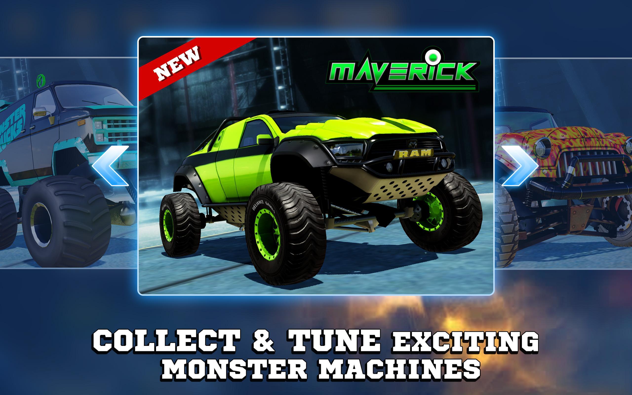 Скриншот игры Monster Trucks Racing 2021