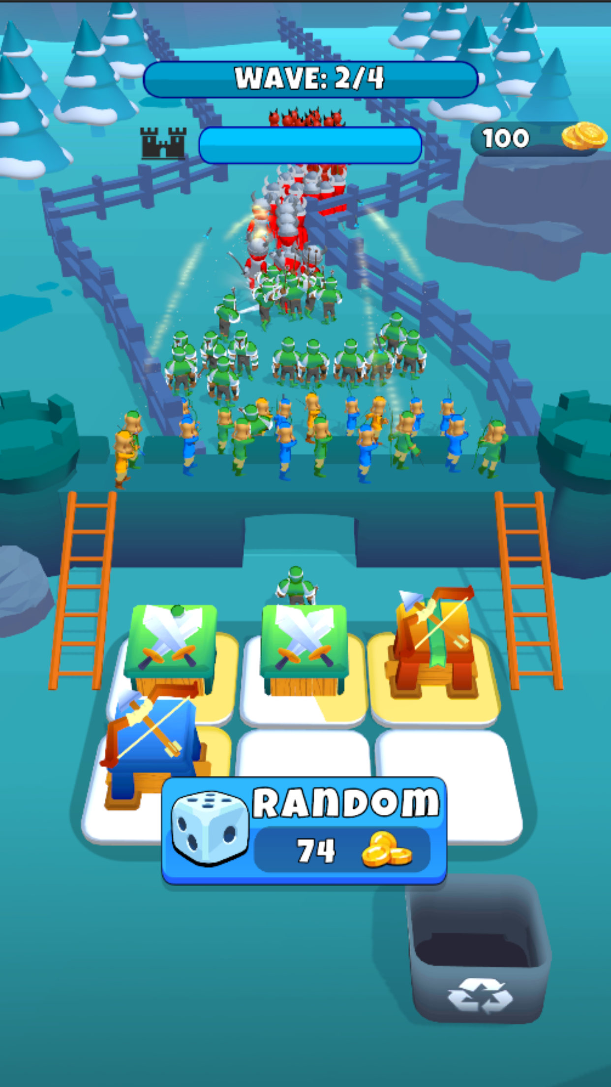 Merge And Defend Game Screenshot