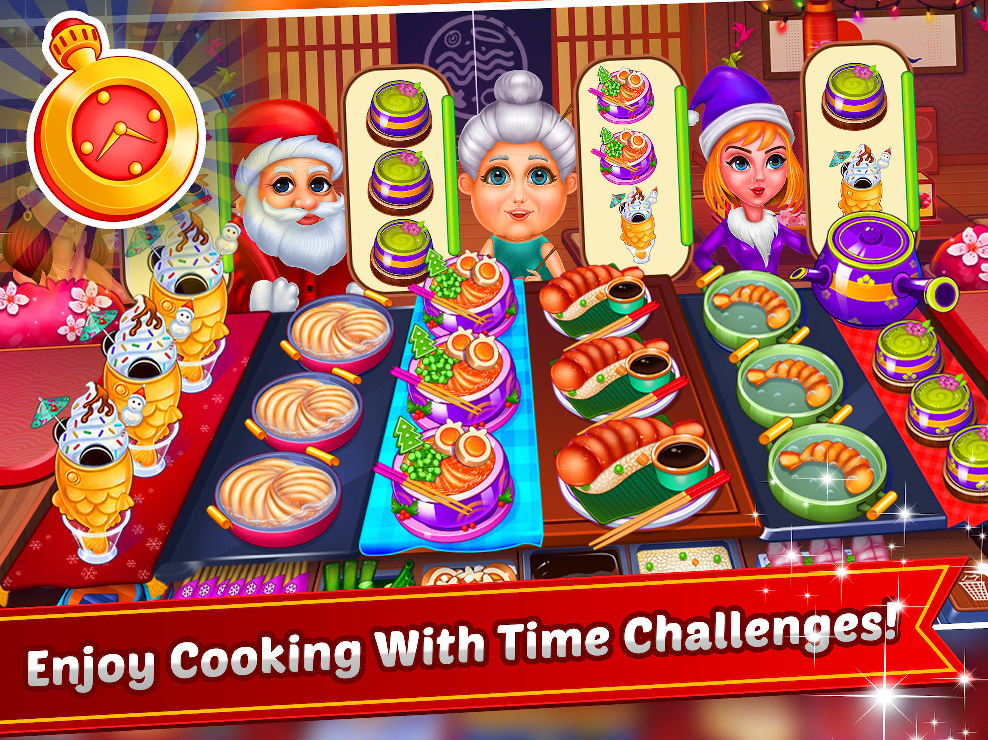 Screenshot of Christmas Diary - Cooking Game