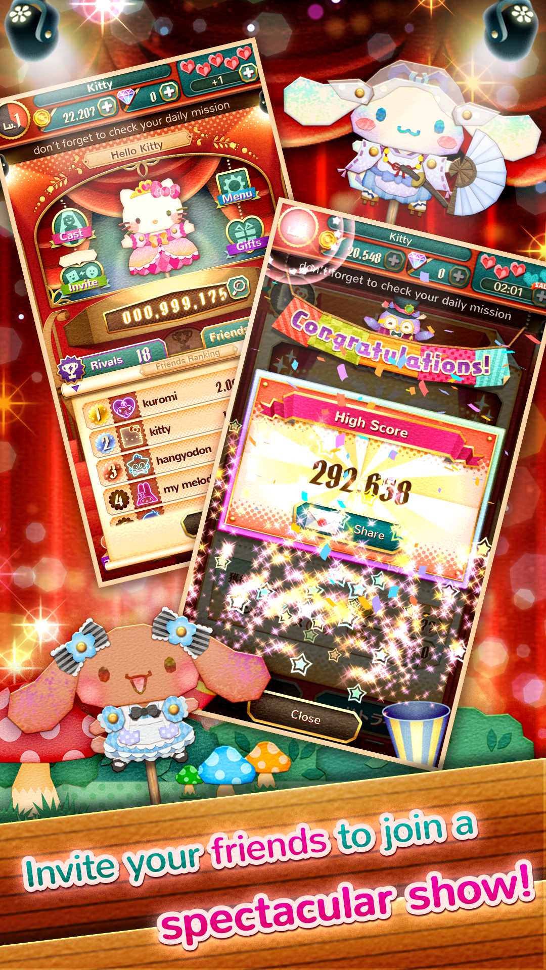 Hello Kitty : Fantasy Theater Game Screenshot