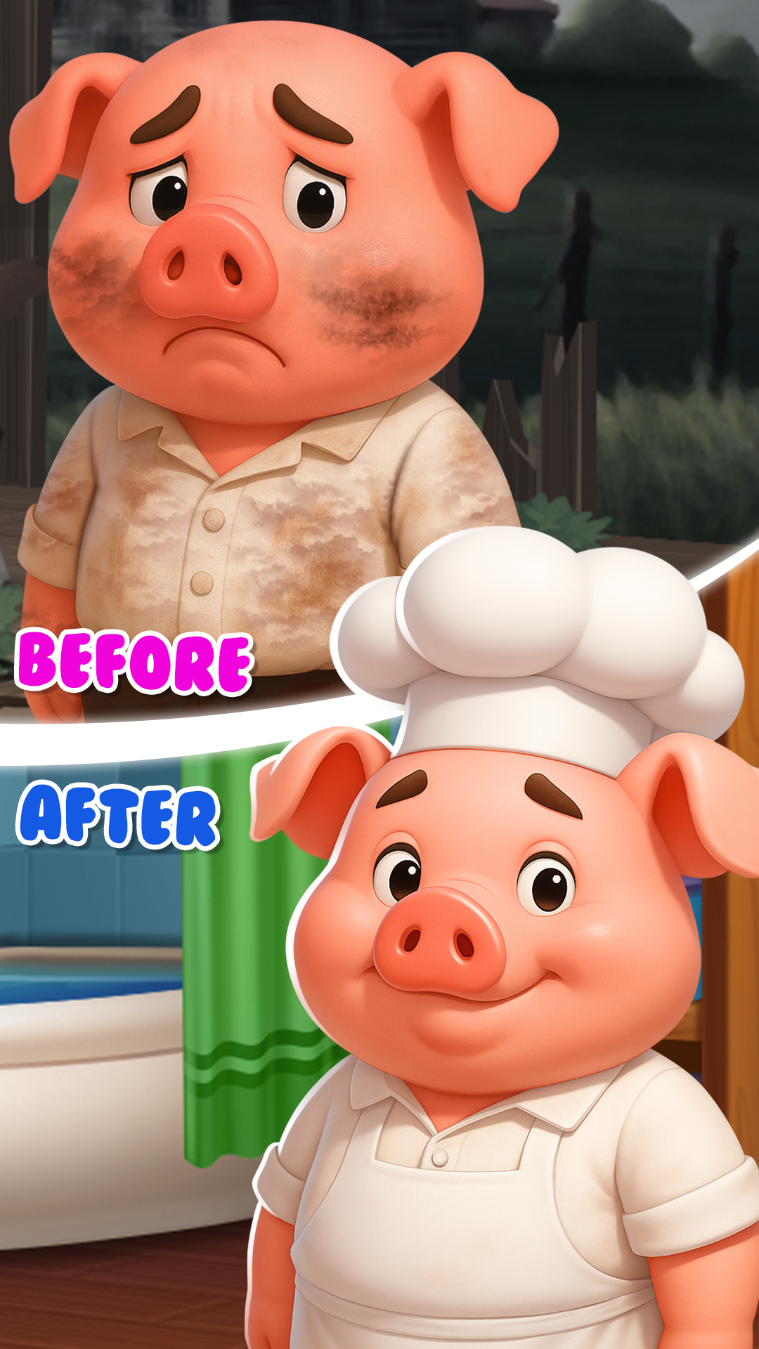 Merge & Cook: Cooking Makeover Game Screenshot