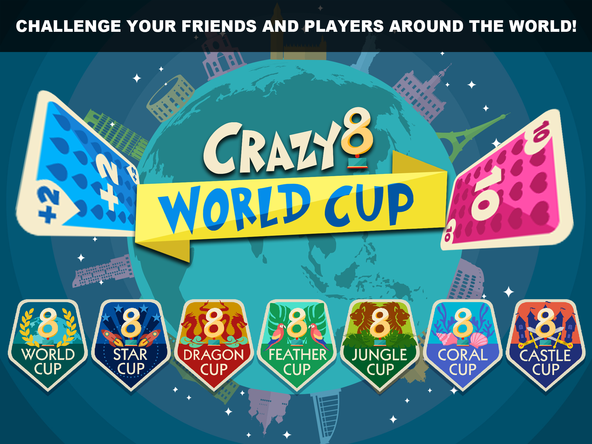 Crazy 8 Multiplayer Game Screenshot
