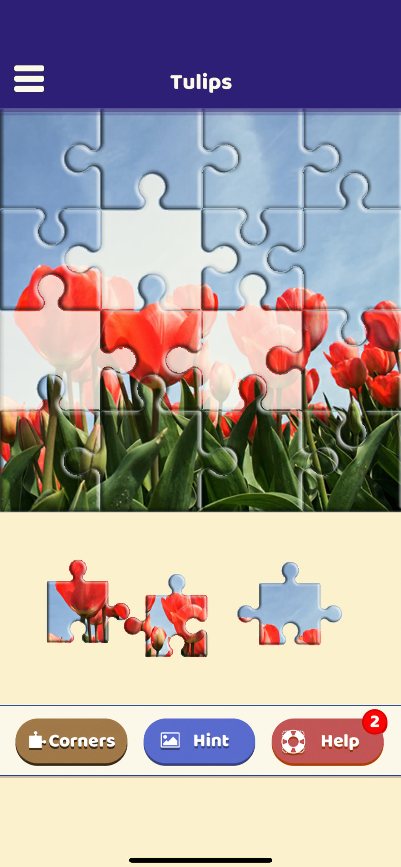 Tulip Love Puzzle Game Screenshot