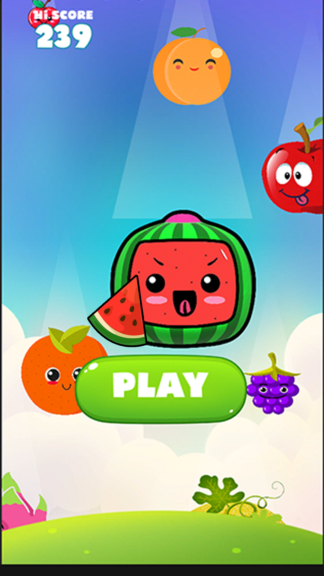 Fruit Watermelon Game offline 遊戲截圖