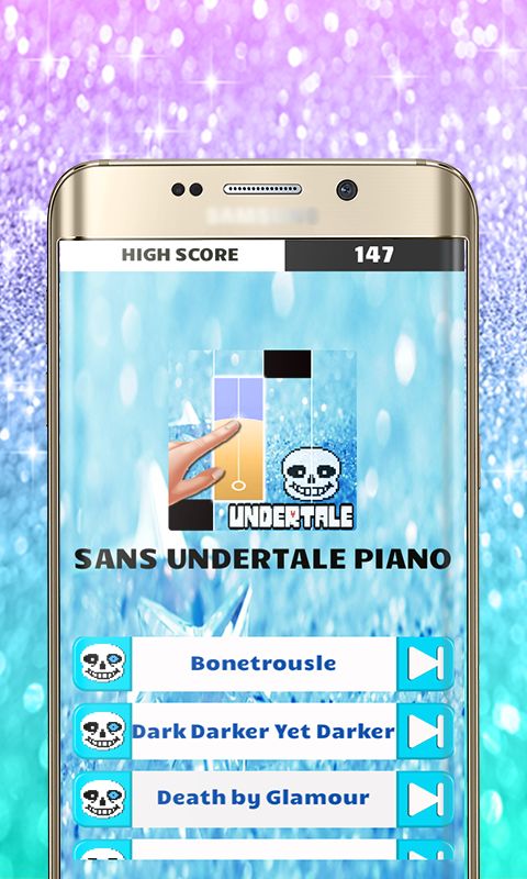 Screenshot of Sans Undertale Piano Game