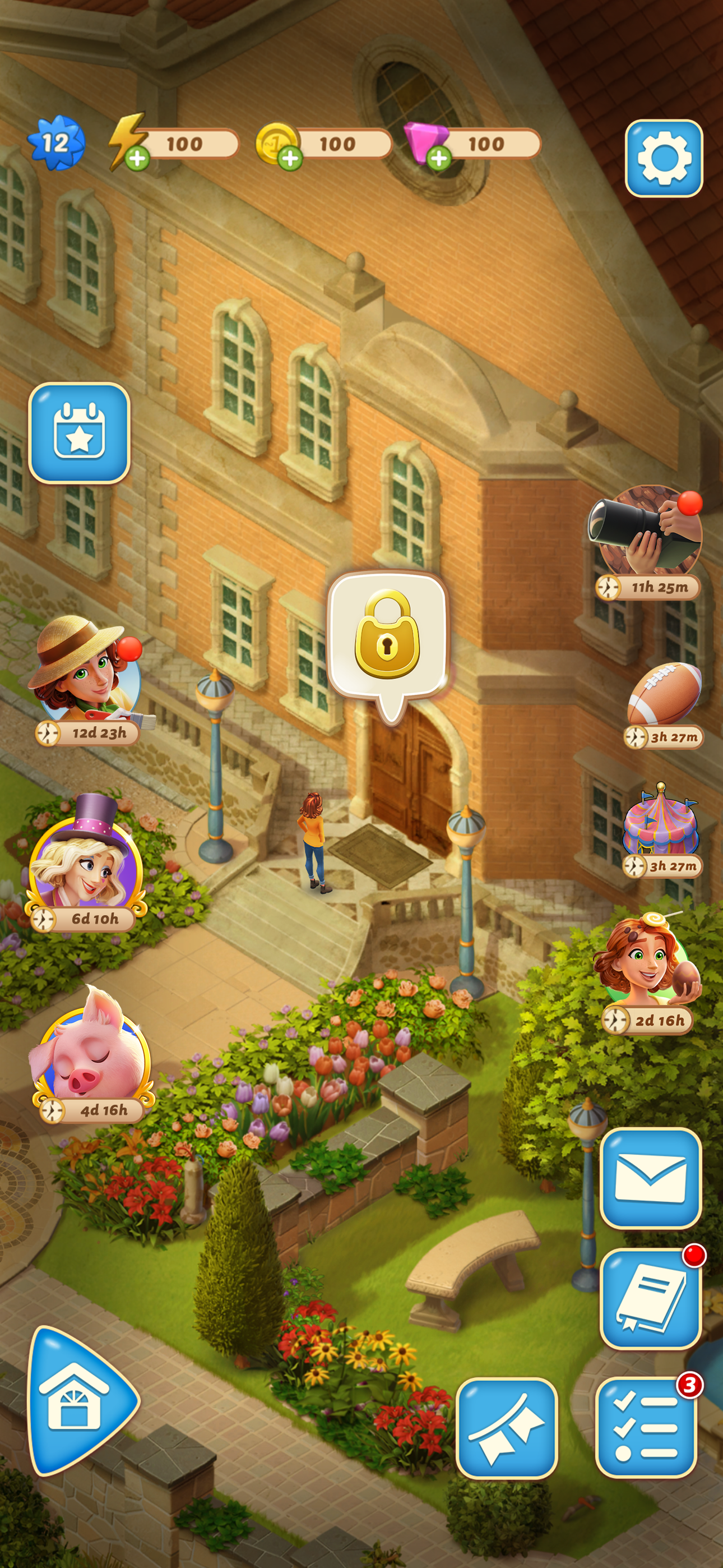 Merge Mansion: Mystery & Story Game Screenshot