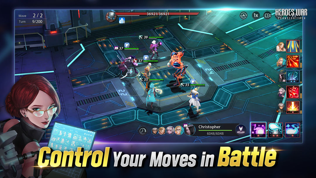 Screenshot of Heroes War: Counterattack