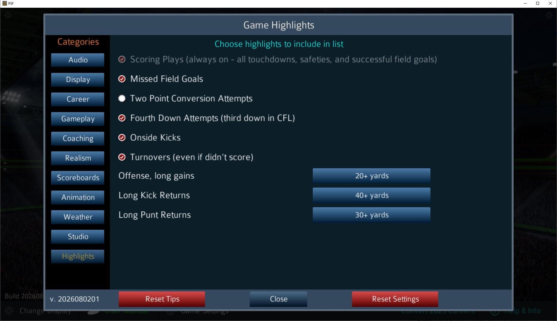 Pro Strategy Football 2026 Game Screenshot