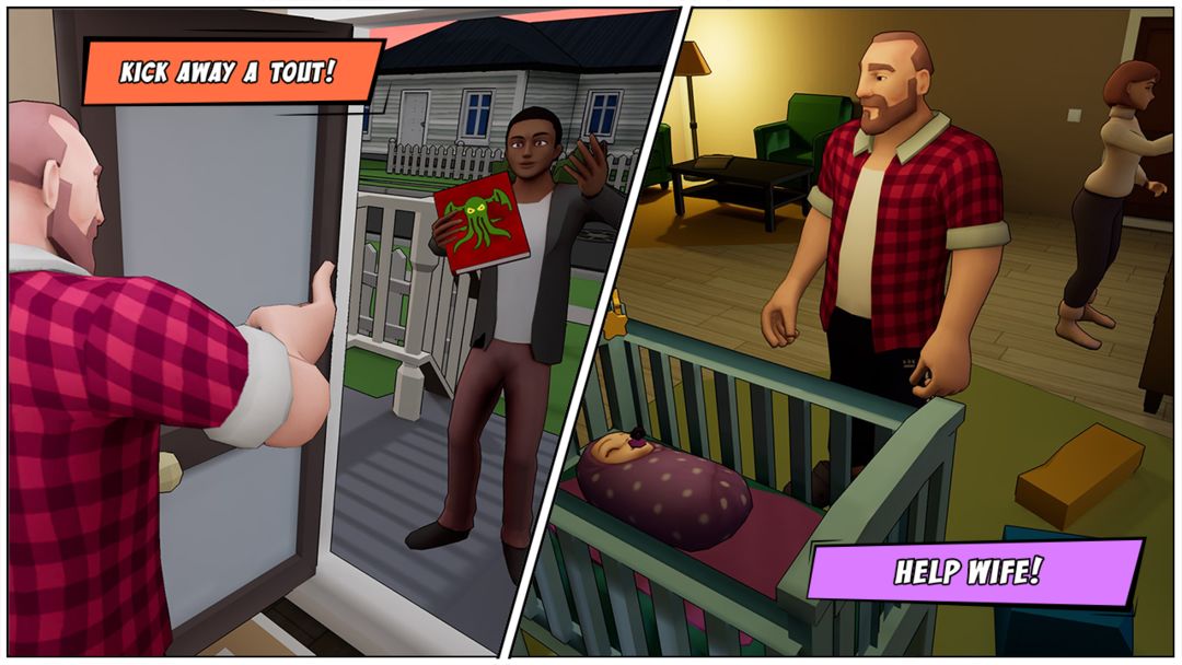 Screenshot of Angry Dad: Arcade Simulator