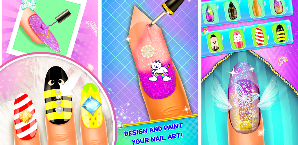 Salón de uñas de gel Juegos de arte de uñas version móvil androide iOS  descargar apk gratis-TapTap