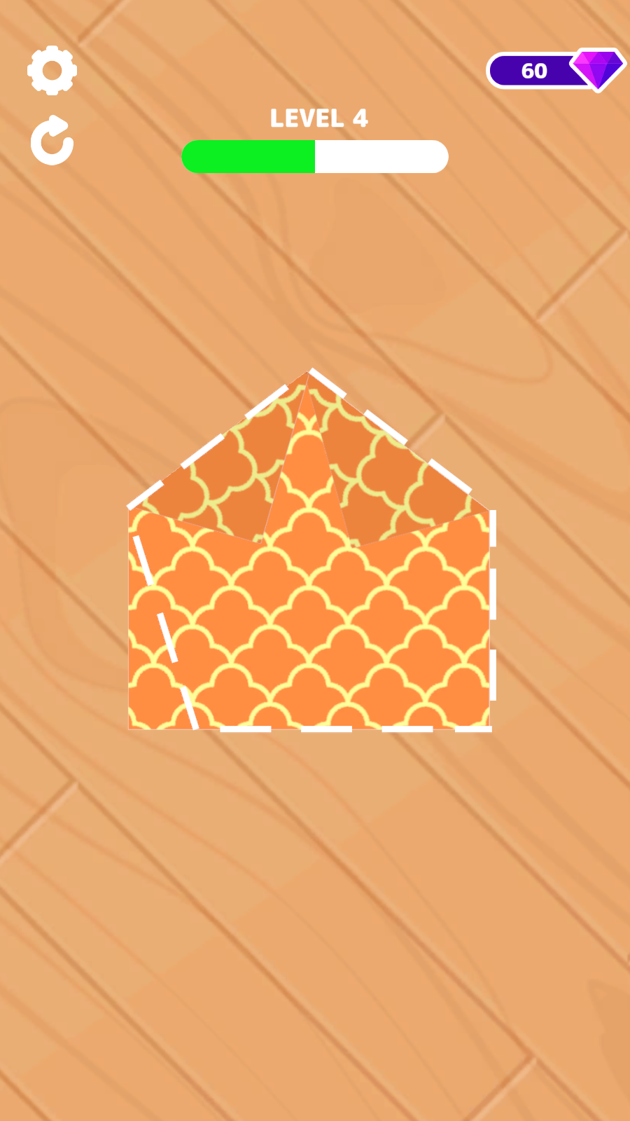 Screenshot of Origami Fold: Paper Puzzle